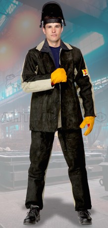 Костюм сварщика брез.+спилок (раз.52-54/3-4 рост)