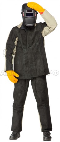 Костюм сварщика брез.+спилок (раз.52-54/3-4 рост)