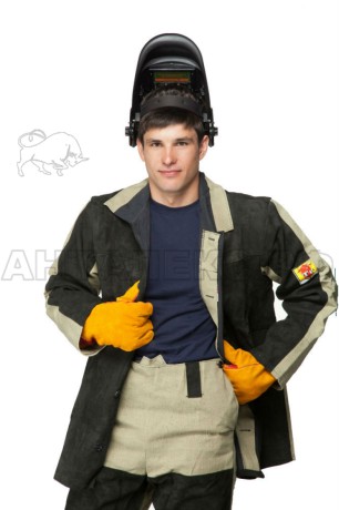 Костюм сварщика брез.+спилок (раз.52-54/3-4 рост)