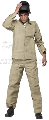 Костюм сварщика брезентовый (размер 52-54/3-4рост)