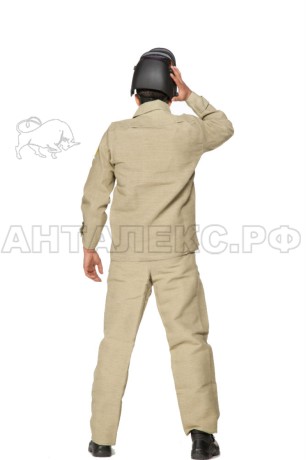 Костюм сварщика брезентовый (размер 52-54/3-4рост)
