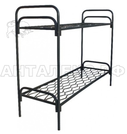 Кровать (ПРУЖИНА) 2-х ярусная металл
