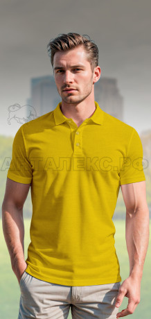Рубашка-ПОЛО цв. желтый 52-54