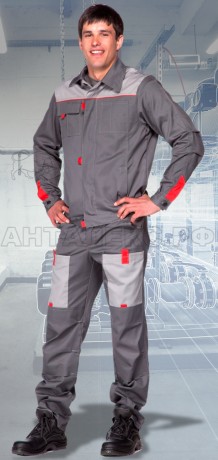 Костюм ВЕРТИКАЛЬ-АНТАЛЕКС ПК серыйсв.серкр 52-543-4