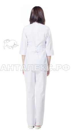 Костюм мед.женский белый №71.1 48/170
