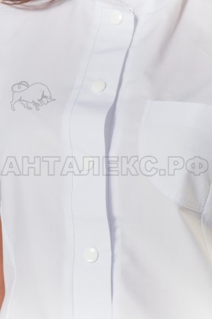 Костюм мед.женский бел/красн. №67.1 48/170