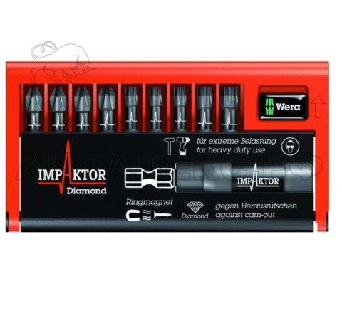 Набор бит с битодержателем WERA WE-057683