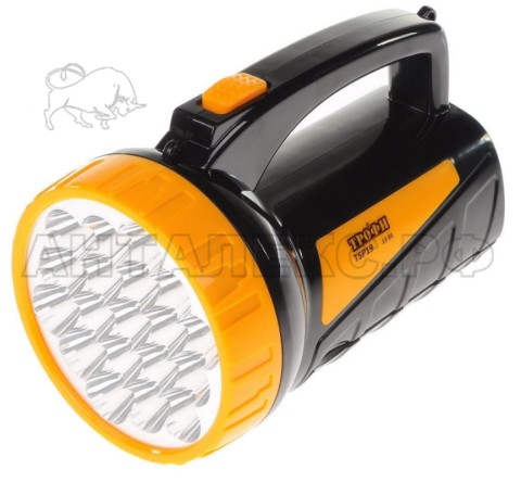 Фонарь Трофи TSP19, 19+18LED, ACCU
