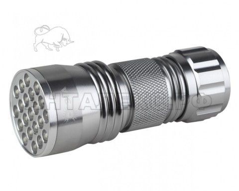 Фонарь ЭРА Ф/К SD21, 21xLED, 3xААА, алюм