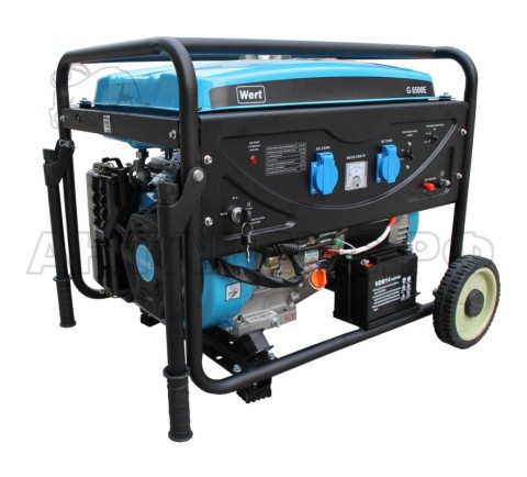 Бензиновая электростанция Wert G 6500 E