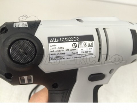 Дрель-шуруповерт сетевая Интерскол ДШ-10/320Э2