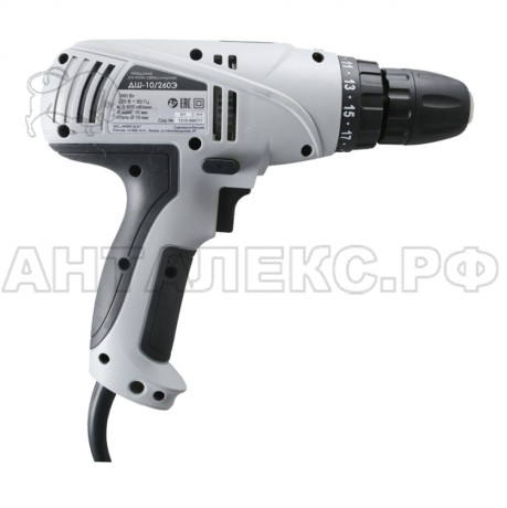 Дрель-шуруповерт сетевая Интерскол ДШ-10/260Э(Т)