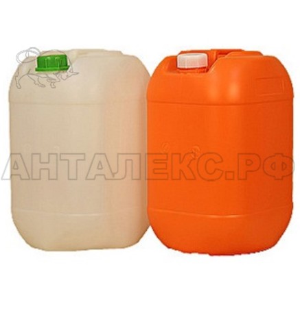 Канистра Евро 20л п/э технич.цветн.