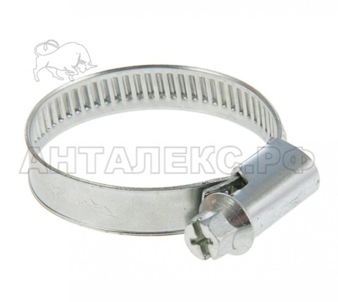 Хомуты стальные Hobbi  D=25-40 мм