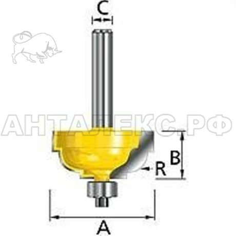 Фреза Makita кромочная, калев. 31,8мм