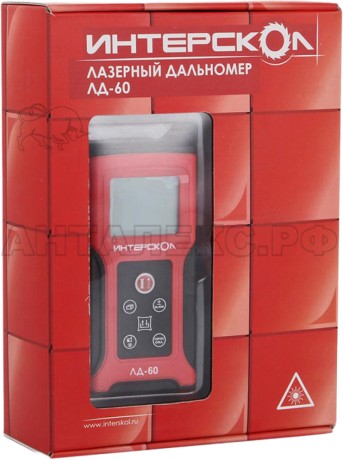 Дальномер лазерный Интерскол ЛД-60