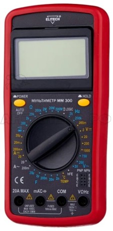 Мультиметр Elitech ММ 300