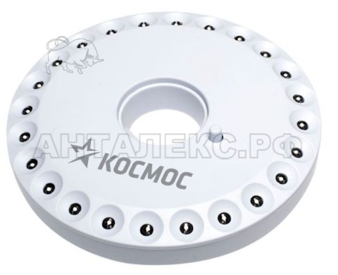 Фонарь кемп КОСМОС 3031LED светодиодный, диск 24xLED 4xAA