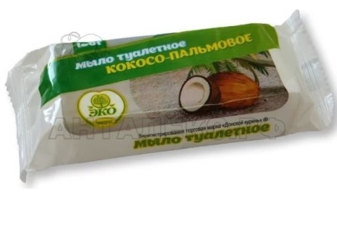 Мыло туалетное  "Кокосово-пальмовое" 100гр (в индивидуальной упаковке)