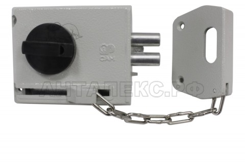 Замок накладной ЗНД1-АК лев.