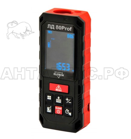 Дальномер ЛД 80Prof Elitech