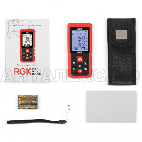 Лазерный дальномер-рулетка RGK DL-50