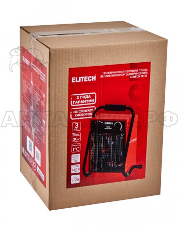 Пушка тепловая ELITECH ТВ 3Е