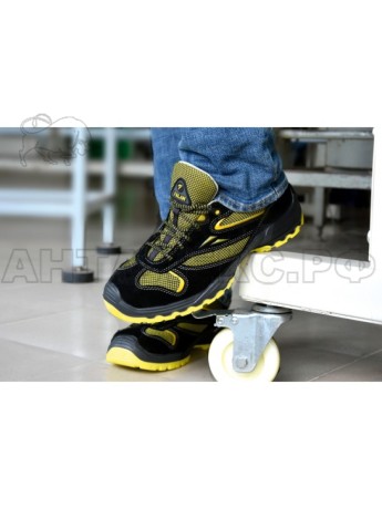 Кроссовки  ЛИДЕР-АНТАЛЕКС желтые SD/AC0367(yel) р.42