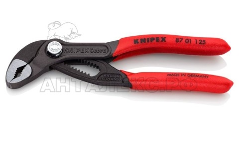 Клещи "КОБРА" сантехнические Knipex KN-8701125