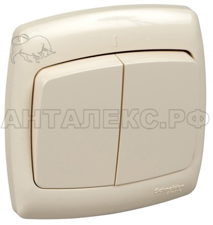 Выключатель СП 2-кл.(Рондо)