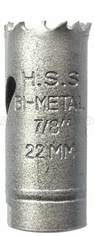 Коронка BIMETAL по металлу, 22мм