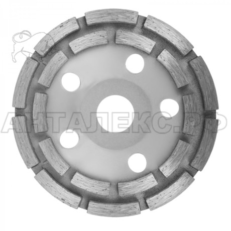 Круг алмазный чашечный двурядный, 125мм