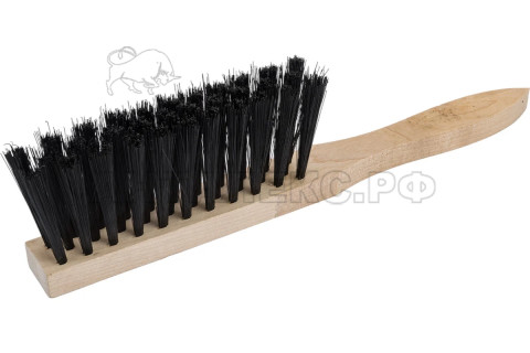 Щетка-сметка деревянная, 3-х рядная, 280мм