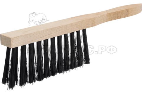 Щетка-сметка деревянная, 3-х рядная, 280мм