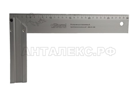 Угольник Sturm! 300мм, стальной оцинкованный