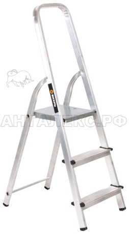 Стремянка алюминиевая СА 1х3 Вихрь