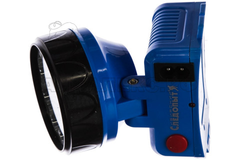 Фонарь налобный "СИБИРСКИЙ СЛЕДОПЫТ-Фара-12", 12L, аккум. 220В/120/