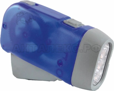 Фонарь ручной "СИБИРСКИЙ СЛЕДОПЫТ-Динамо", 3L, динамо/240/