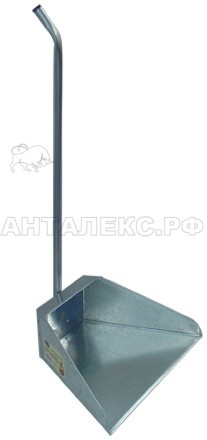 Совок метал. с Г-образной ручкой Хомяк