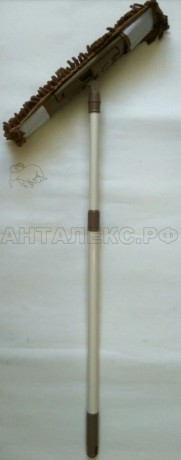 Швабра с насадкой МОП (коричневый)