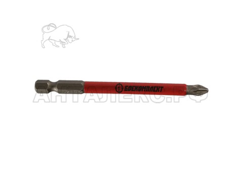 Биты  БОЕКОМПЛЕКТ, PH2x90мм, сталь S2, 10шт/ЛЕНТА