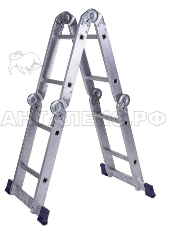 Лестница-трансформер STAIRS 4х2 ступени, алюминий
