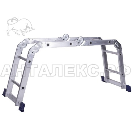 Лестница-трансформер STAIRS 4х2 ступени, алюминий