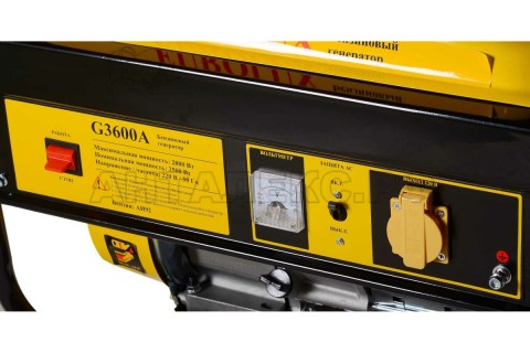 Бензогенератор G3600A Еurolux 64/1/37