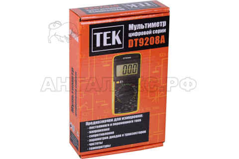 Мультиметр ТЕК,, DT 9208A, 61/10/507