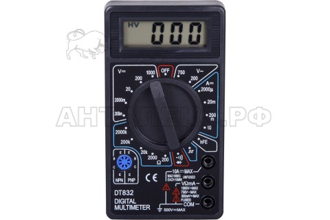 Мультиметр DT 832, 61/10/512