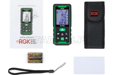 Лазерный дальномер-рулетка RGK DL-70G