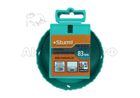 Коронка BI-METAL Sturm! 83мм
