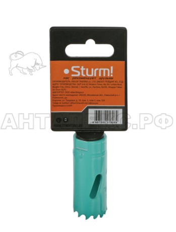 Коронка BI-METAL Sturm! 22мм