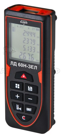 Дальномер ЛД 60Н-ЗЕЛ Elitech, код.205415